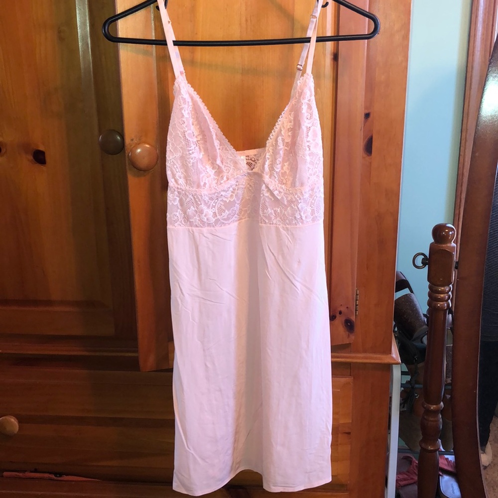 Lace Pink Sleep Dress Lingerie